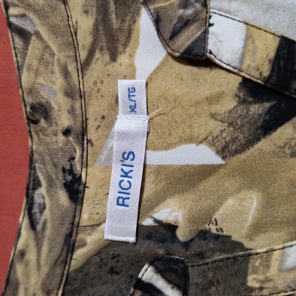 NWOT blouse in browns - Picture 5 of 8